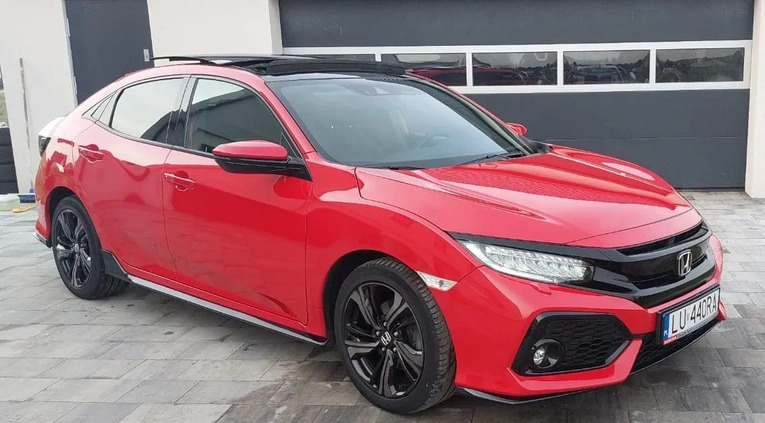 Honda Civic cena 77900 przebieg: 45000, rok produkcji 2018 z Lublin małe 379